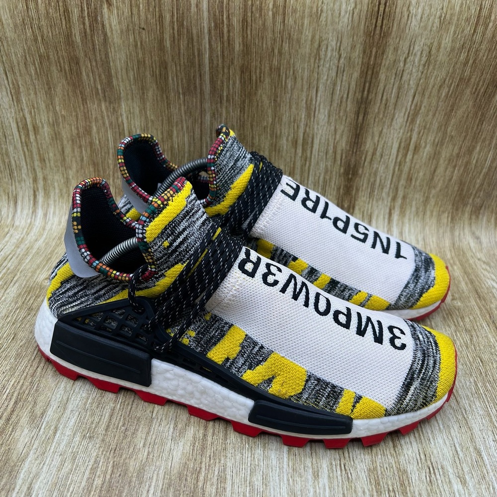 Adidas NMD Hu Men's Size 11 Solar Pack Red Pharrell Williams Human Race BB9527
